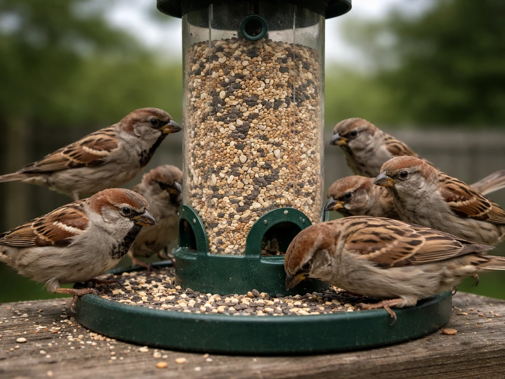 Why Do I Only Get Sparrows in My Bird Feeder? Fixes