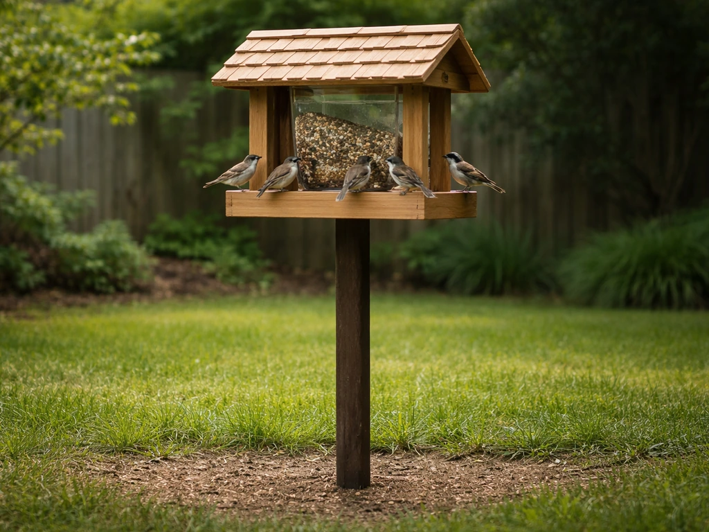 How High Should a Bird Feeder Be Off the Ground?