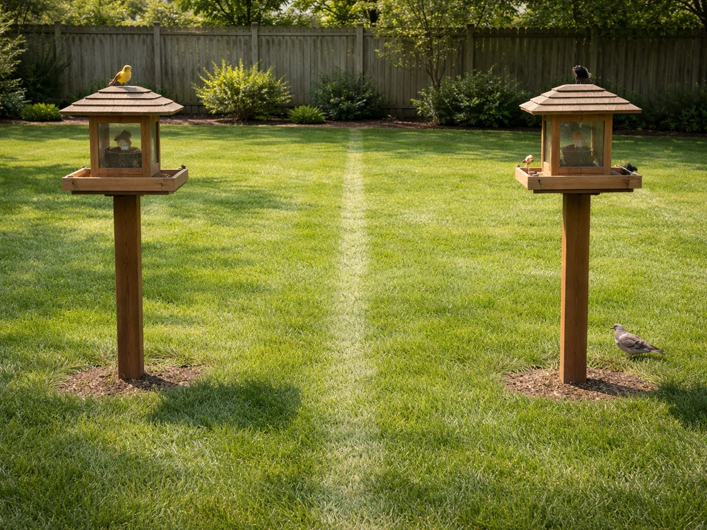 How Far Apart Should Bird Feeders Be From Each Other