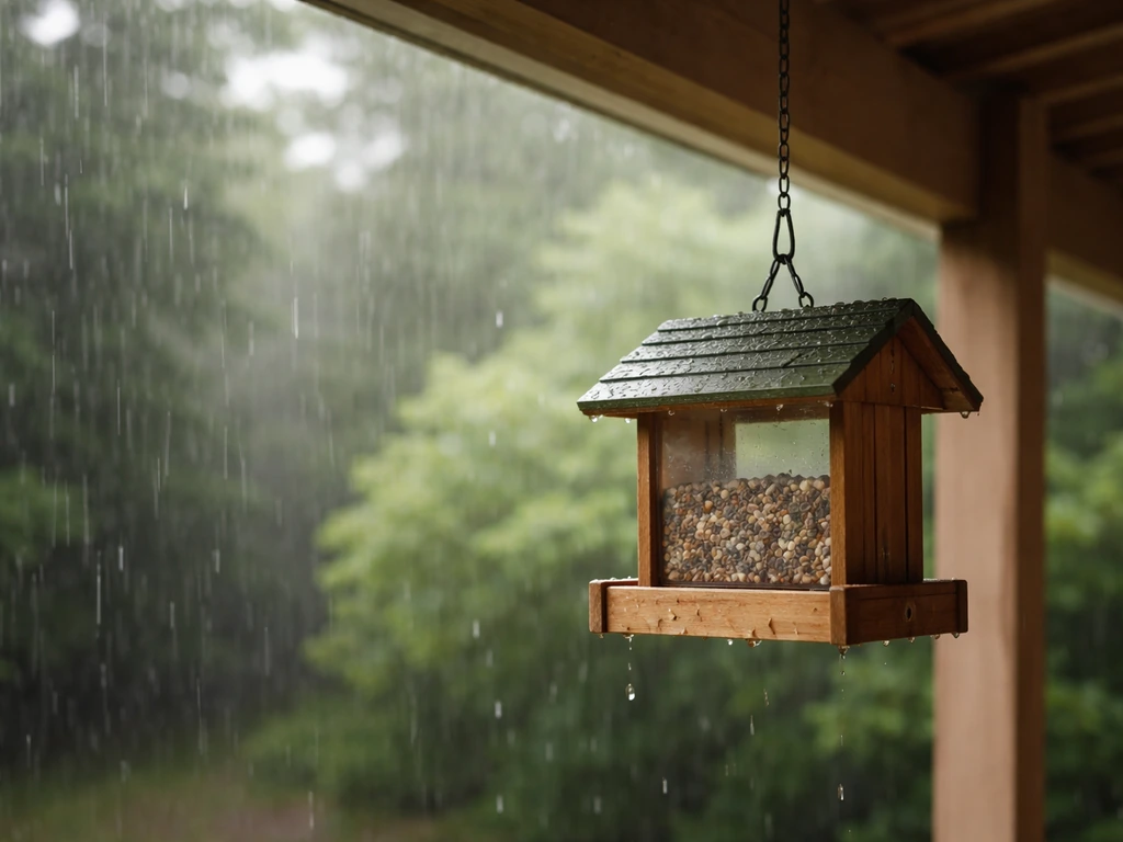 Should I Bring My Bird Feeder In When It Rains?